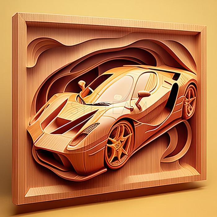 3D модель Ferrari FXX (STL)